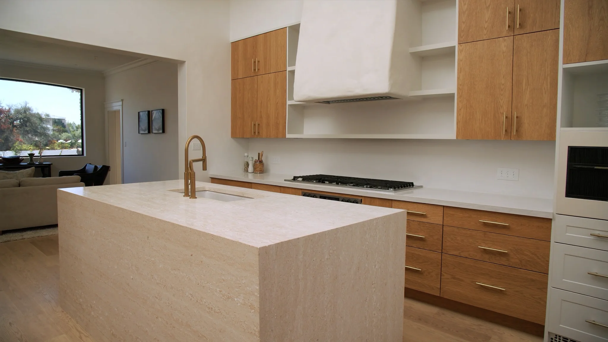 White oak kitchen remodeled by Ridgeline Remodeling